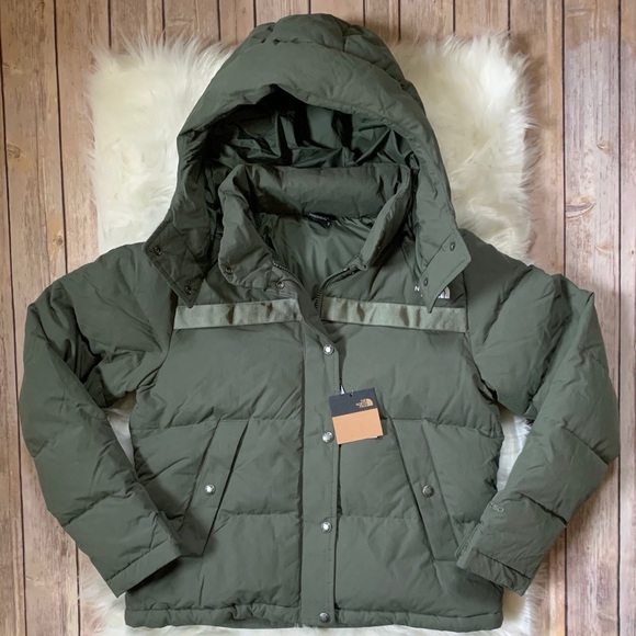 The North Face Forester Down Jacket In Thyme - Picture 2 of 7